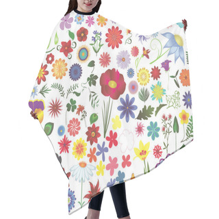 Personality  Floral Design Elements Hair Cutting Cape