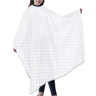 Personality  Seamless Grid Paper. Hair Cutting Cape
