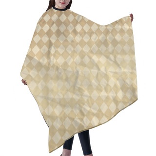 Personality  Wrapping Paper With Gold Rhombuses Hair Cutting Cape
