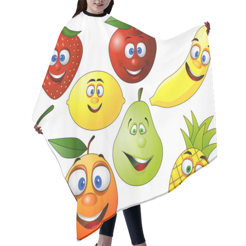 Personality  Fruit Character Hair Cutting Cape
