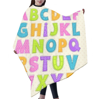 Personality  Cute Funny Childish Alphabet Hair Cutting Cape