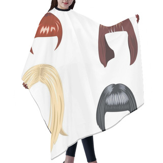 Personality  Set Of Hair Styling Hair Cutting Cape