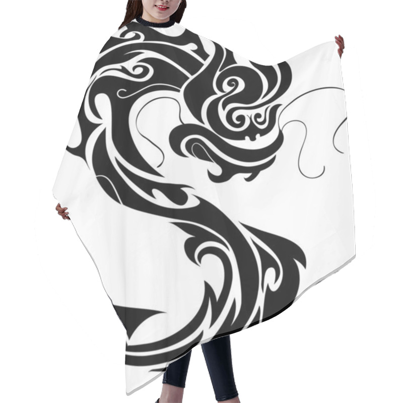 Personality  Tribal Art: Dragon Hair Cutting Cape