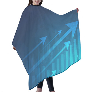 Personality  Business Candle Stick Graph Chart Of Stock Market Investment Trading, Bullish Point, Bearish Point. Trend Of Graph Vector Design. Hair Cutting Cape