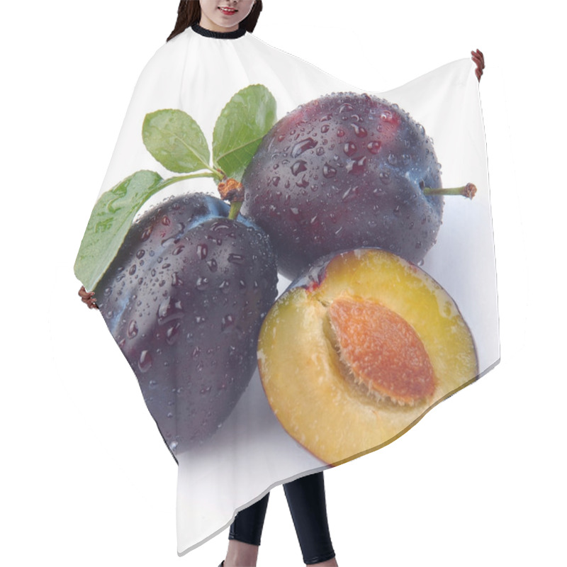 Personality  Plum and a half hair cutting cape