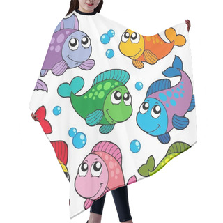 Personality  Various Cute Fishes Collection 2 Hair Cutting Cape
