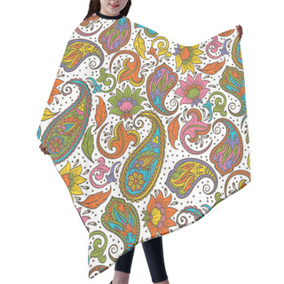 Personality  Paisley Ornament Hair Cutting Cape