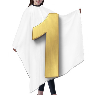 Personality  The Number 1 In Gold Hair Cutting Cape