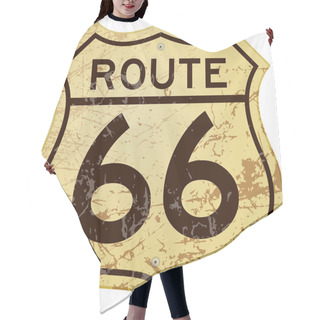 Personality  Rusty Route 66 Hair Cutting Cape