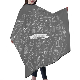 Personality  Happy Halloween 2 Hair Cutting Cape