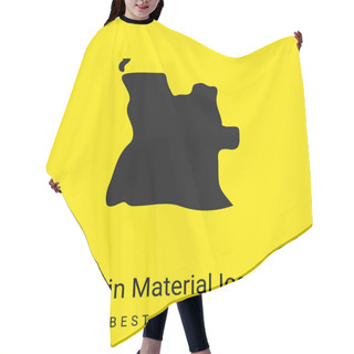 Personality  Angola Minimal Bright Yellow Material Icon Hair Cutting Cape