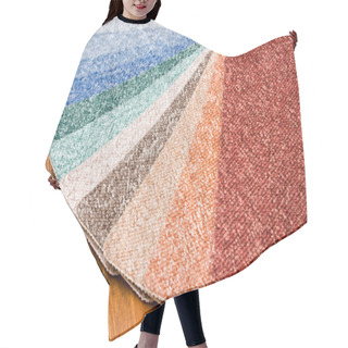 Personality  Colored Carpet Samples Hair Cutting Cape