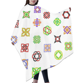 Personality  Celtic Ornaments Hair Cutting Cape