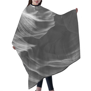 Personality  Black And White Image Of Canyon Antelope Hair Cutting Cape