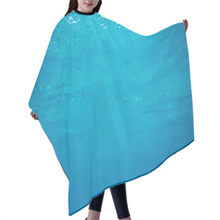 Personality  Tranquil Underwater Scene With Copy Space Hair Cutting Cape