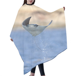 Personality  Mobula Ray Jumping Out Of Water Hair Cutting Cape