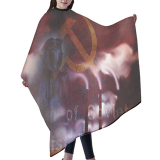 Personality  USSR Dark Abstract Background Hair Cutting Cape