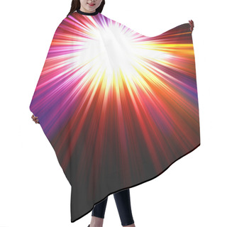 Personality  Abstract Radiant Star Hair Cutting Cape