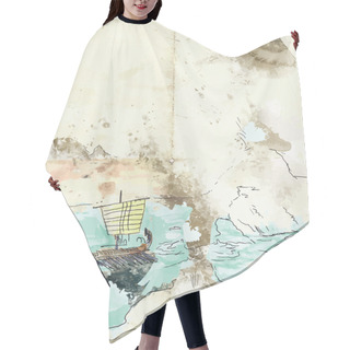 Personality  Trireme Hair Cutting Cape