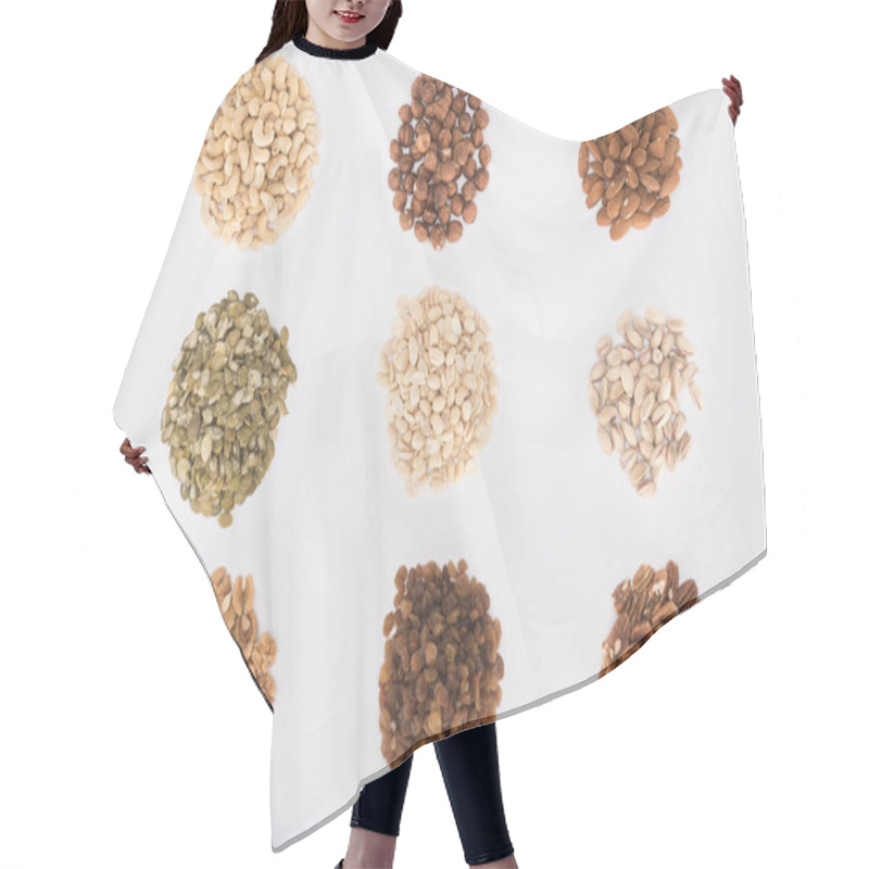 Personality  Assorted Delicious Nuts Hair Cutting Cape
