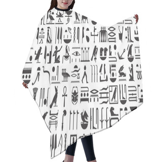 Personality  Silhouettes Of The Ancient Egyptian Hieroglyphs SET 1 Hair Cutting Cape