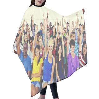 Personality  Happy Diversity People Hair Cutting Cape