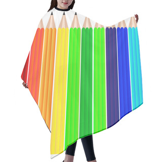 Personality  Pencils Set Background Hair Cutting Cape