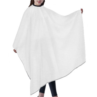 Personality  White Fabric Background With Subtle Canvas Texture Hair Cutting Cape