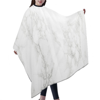 Personality  Top View Of Background With Grey Marble Stone Texture Hair Cutting Cape