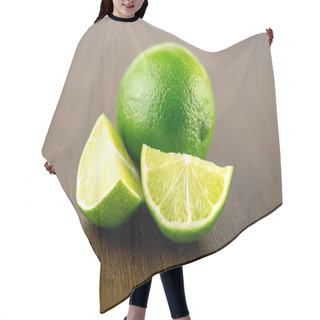 Personality  Vibrant Limes On Bar Counter For Shots Hair Cutting Cape