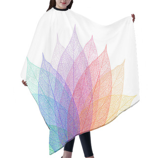 Personality  Leaf Abstract Background Hair Cutting Cape