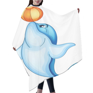 Personality  Dolphin Hair Cutting Cape