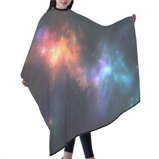 Personality  Beautiful Space Background Hair Cutting Cape