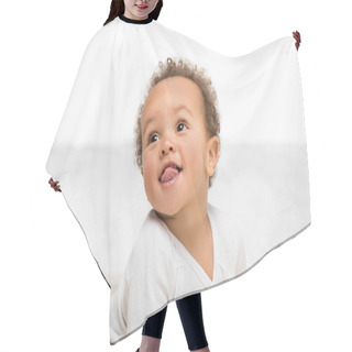 Personality  African American Toddler Boy Hair Cutting Cape