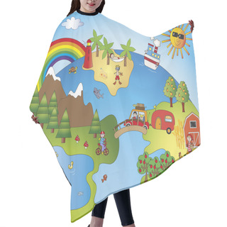 Personality  Fantasy World Hair Cutting Cape