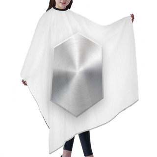 Personality  Abstract Technology Geometric Badge Hair Cutting Cape