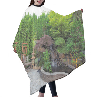 Personality  Backyard Landscaping With Waterfall Pond Hair Cutting Cape