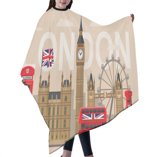 Personality  Vector Great Britain Hair Cutting Cape