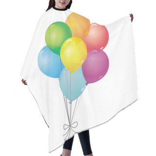 Personality  Colourful Ballons Hair Cutting Cape