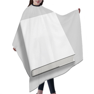 Personality  Blank Book White Cover W Clipping Path Hair Cutting Cape