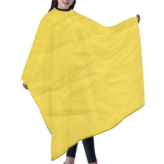 Personality  Yellow Linen Fabric Hair Cutting Cape