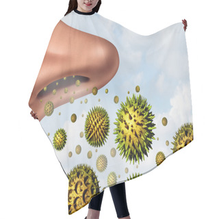 Personality  Pollen Allergy Concept Hair Cutting Cape