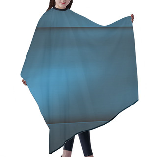Personality  Metal Texture Background Hair Cutting Cape