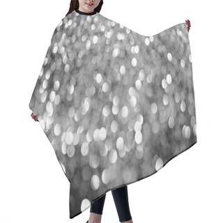 Personality  Abstract Shiny Background With Blurred Silver Glitter   Hair Cutting Cape