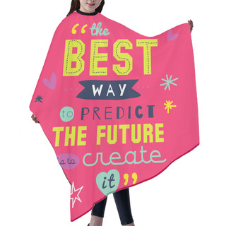 Personality  Motivational Quote Poster Hair Cutting Cape