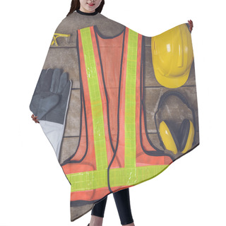 Personality  Standard Construction Safety Equipment Hair Cutting Cape