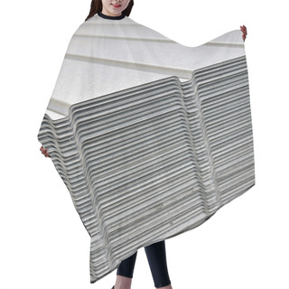 Personality  Wave Corrugated Steel Sheet Hair Cutting Cape
