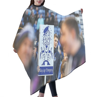 Personality  Play Up Pompey Sign Ahead Of The Sky Bet League 1 Match Portsmouth Vs Barnsley At Fratton Park, Portsmouth, United Kingdom, 16th April 202 Hair Cutting Cape
