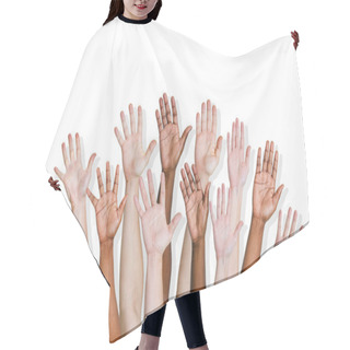 Personality  Human Arms Raised Hair Cutting Cape