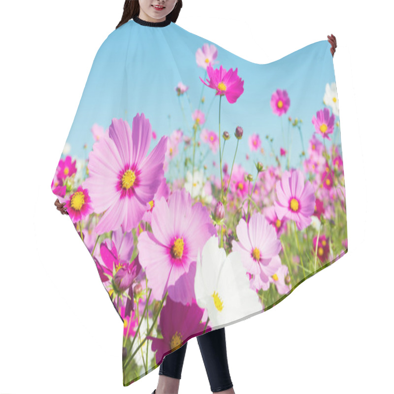 Personality  cosmos flowers hair cutting cape